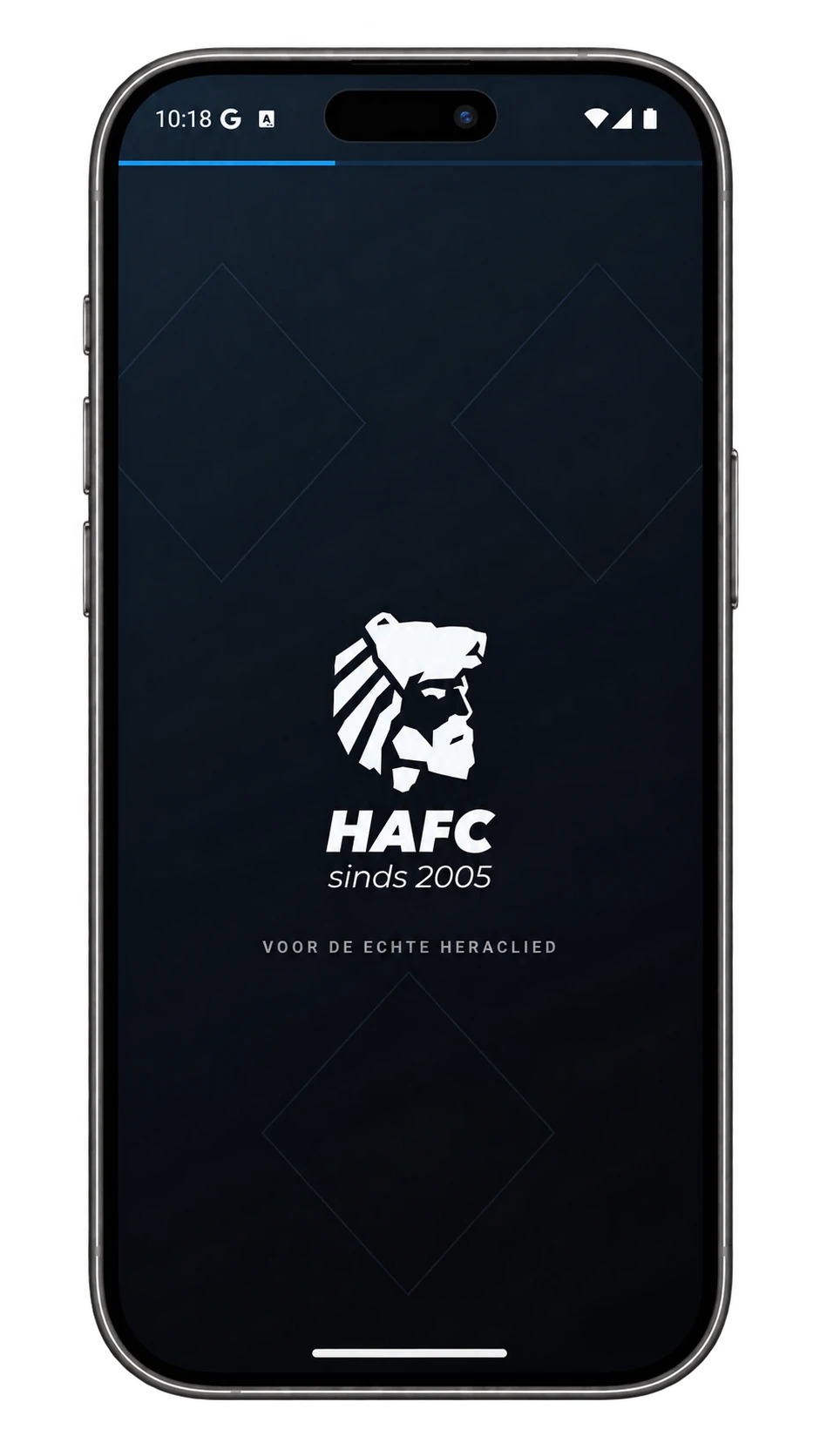 HAFC clubomgeving in de app